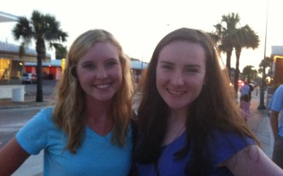 toes in the water, feet in the sand