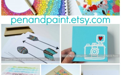 Giveaway: $30 to Pen and Paint {Etsy Shop}