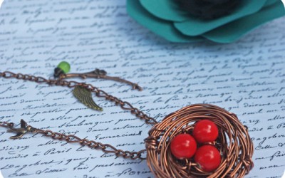 Giveaway: Custom Birds Nest Necklace from Andi Gould Designs