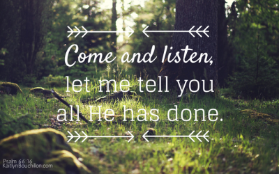 Tell {Five Minute Friday}