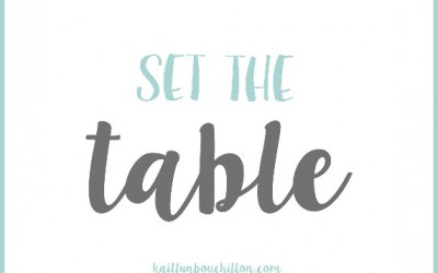 Set the Table