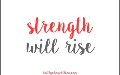 Strength Will Rise
