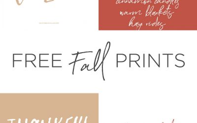 4 Free Fall Prints for Your Home