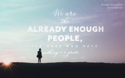 You Have Nothing to Prove