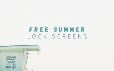 10 Free Summer iPhone Lock Screens