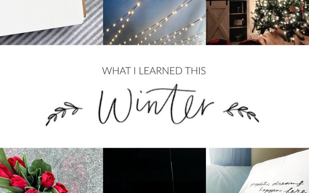 Seven Things I Learned This Winter