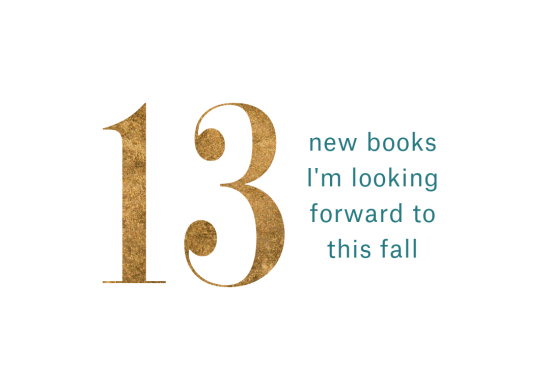 13 new books you don't want to miss this fall